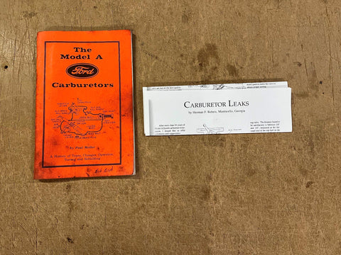 Vintage 1993 The Ford Model A Carburetors 9th Edition Car Manual