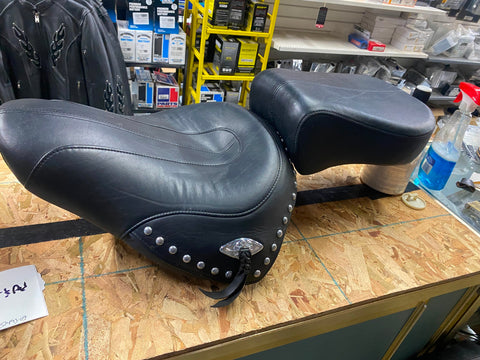 HARLEY OEM 2006-17 HERITAGE SOFTAIL FLSTC STUDDED CONCHO SOLO SEAT 51493-09