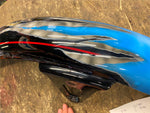 OEM Front Fender Harley FXSTS Springer Softail Black Airbrush F16 Fighter Choppe