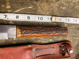 Carl Friedrich ERN Solingen Original Bowie Knife Stag Handle Sheath germany Hunt