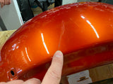 Candy Orange Rear Fender Harley Street Road Glide OEM FLHX FLTR 2009^ Touring