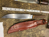 Carl Friedrich ERN Solingen Original Bowie Knife Stag Handle Sheath germany Hunt