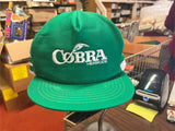 Vintage 1990s Made In USA Cobra Herbicide Advertising Snapback Trucker Hat