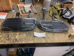 Mini Floorboards Tomahawk Billet Black Harley Softail Sportster Touring Pass Dri