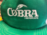 Vintage 1990s Made In USA Cobra Herbicide Advertising Snapback Trucker Hat