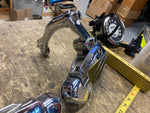 Harley Stealth Passenger Floorboards Touring CVO Ultra classic road king Chrome!