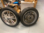Switchblade Mag Wheels Harley Dyna 4.50x17 2.5x19 2006^ OEM Superglide OEM