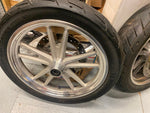Switchblade Mag Wheels Harley Dyna 4.50x17 2.5x19 2006^ OEM Superglide OEM