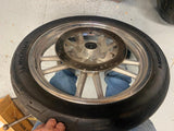 Switchblade Mag Wheels Harley Dyna 4.50x17 2.5x19 2006^ OEM Superglide OEM