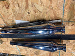 Vtg Cocktail Shaker mufflers Slip on Old Skool Trumpet Triumph Chopper 1 1/2 PR!