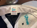 Vintage 1997 World Series New Era Snapback Hat Wool Marlins Indians USA Made
