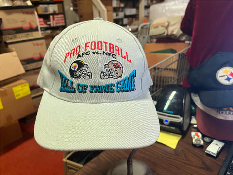 1998 Pro Football HOF Game Steelers & Buccaneers Strapback Hat Logo 7