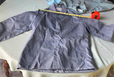 Vtg SAGER GLOVE CO 60s 100% Cott Workwear Jacket Coat Mill Flame retard AL Small