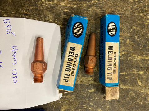 Harris 1390 Separable Acetylene Welding and Brazing Tip Size 3 Torch Welding Lot