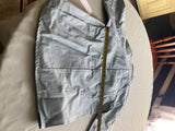 Vtg SAGER GLOVE CO 60s Cotten Workwear Jacket Coat Mill Flame retarded AL Small
