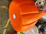 Vtg Totem Pole Stacked Jackolantern Pumpkin Halloween Decor Blow Mold Feathersto