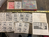 Vtg 1920's Touring Auto Card Game Parker Bros Model T Stanley steamer Graphix!