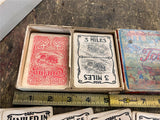 Vtg 1920's Touring Auto Card Game Parker Bros Model T Stanley steamer Graphix!