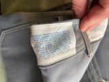 Vtg SAGER GLOVE CO 60s Cotten Work wear Pants Steel Mill Flame retarded AL 32x32