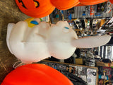 22"Vtg Easter Bunny blow mold Basket Empire lighted Yard Decor Holiday