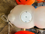 22"Vtg Easter Bunny blow mold Basket Empire lighted Yard Decor Holiday