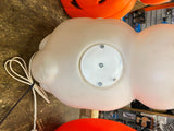 22"Vtg Easter Bunny blow mold Basket Empire lighted Yard Decor Holiday