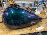 2021 Snake Venom Ultra Limited Gas Fuel tank Harley touring Green purple Glide
