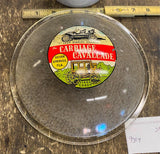 Vtg NOS Stanley Steamer 1909 Headlight Glass Lens Auto Hub electric 7 3/4 Antiqu