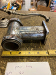 Intake manifold Harley Panhead SU Carb Adapter Chopper