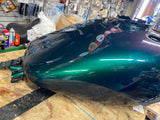 2021 Snake Venom Ultra Limited Gas Fuel tank Harley touring Green purple Glide