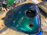 2021 Snake Venom Ultra Limited Gas Fuel tank Harley touring Green purple Glide