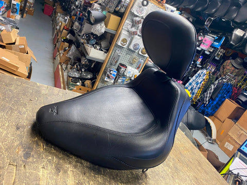 Mustang Seat Drivers Backrest Harley Softail Heritage 2000-07 Vintage Touring