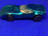 Vtg Hot wheels Redline Metallic Teal Aqua Torero Mattel Car 1968 Red Line Usa