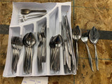 Oneida craft Deluxe Silverware Flatware Set Dinnerware forks Spoons Stainless!