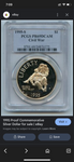 1995 Uncirculated 1995 Civil War Battlefield Silver Dollar 90% Comm Half Proof!