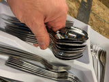 Oneida craft Deluxe Silverware Flatware Set Dinnerware forks Spoons Stainless!