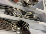 Oneida craft Deluxe Silverware Flatware Set Dinnerware forks Spoons Stainless!