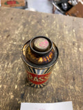 Vtg 1940's Brasso Tin Can Oil Gas Service Station Cone top Polish Auto Garage!