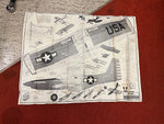 Vintage 1970s Control Line Model Airplane Kit Midwest P-51 Mustang 33" Kit