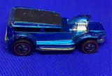 Vtg Hot wheels Redline Metallic The Demon Mattel Car 1969 Red Line Usa Blue
