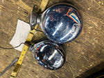 Vtg Blue Emergency Turn Signal Light Dietz 77-276 Semi Tractor Trailer Mack Ambu