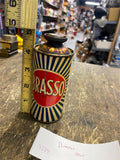 Vtg 1940's Brasso Tin Can Oil Gas Service Station Cone top Polish Auto Garage!