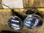 Vtg Blue Emergency Turn Signal Light Dietz 77-276 Semi Tractor Trailer Mack Ambu
