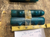 Vtg Metalflake Green Bicycle Grips Banana Seat Muscle Wheelie bicycle 70's acc!
