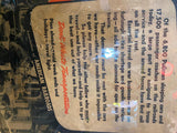 WW2 Vtg Sign Dont Waste Transportation Pullman Std Train Car Railroad Home Front