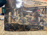WW2 Vtg Sign Dont Waste Transportation Pullman Std Train Car Railroad Home Front