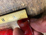 Vtg Clear See thru Red Bicycle Grips Banana Seat Muscle Wheelie bicycle 70's acc