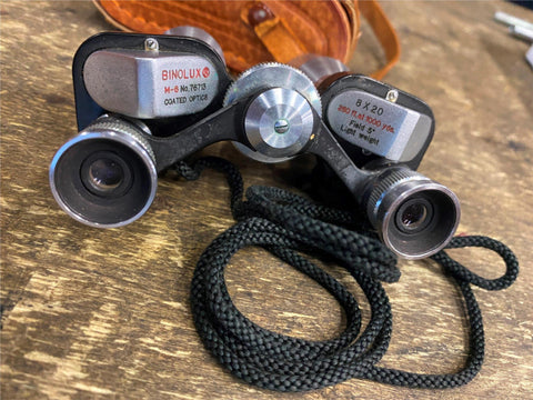 ウィーンの至宝‼️ビーダーマイヤーのミニオーバルプレート‼️おお❣️美しい‼️ Vtg 70's Japan 8x20 Binolux MINI BINOCULARS 5