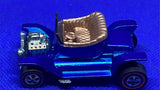 Vtg Hot wheels Red line Metallic Blue Hot Heap Mattel Car 1968 Red Line USA Gold