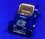 Vtg Hot wheels Red line Metallic Blue Hot Heap Mattel Car 1968 Red Line USA Gold